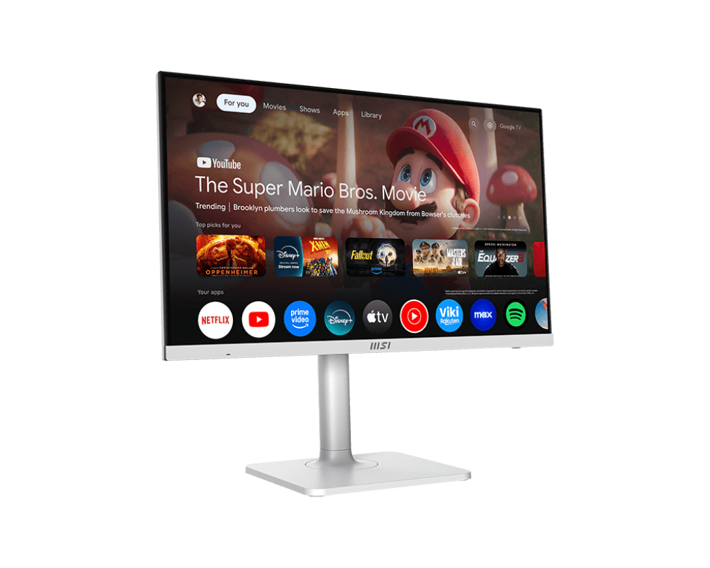 MSI Modern MD272UPSW 27" UHD SMART monitor, fehér - Image 3